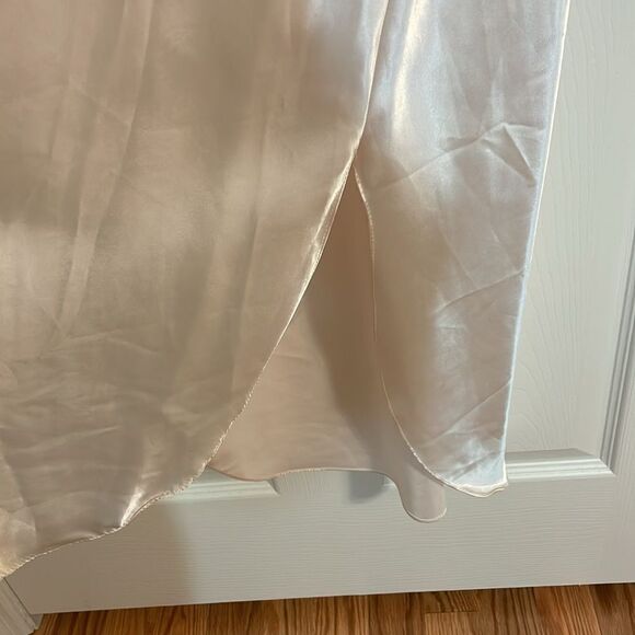 Vtg Romantic Moods Victorian Nightie, Lingerie, pale pink, ivory, Medium - Picture 4 of 7